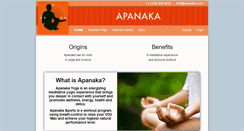 Desktop Screenshot of apanaka.com
