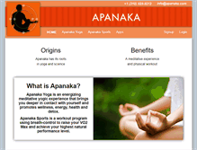 Tablet Screenshot of apanaka.com